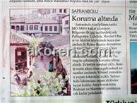 Safranbolu ve Akoren Hakkında Gazete K&#252;p&#252;r&#252;